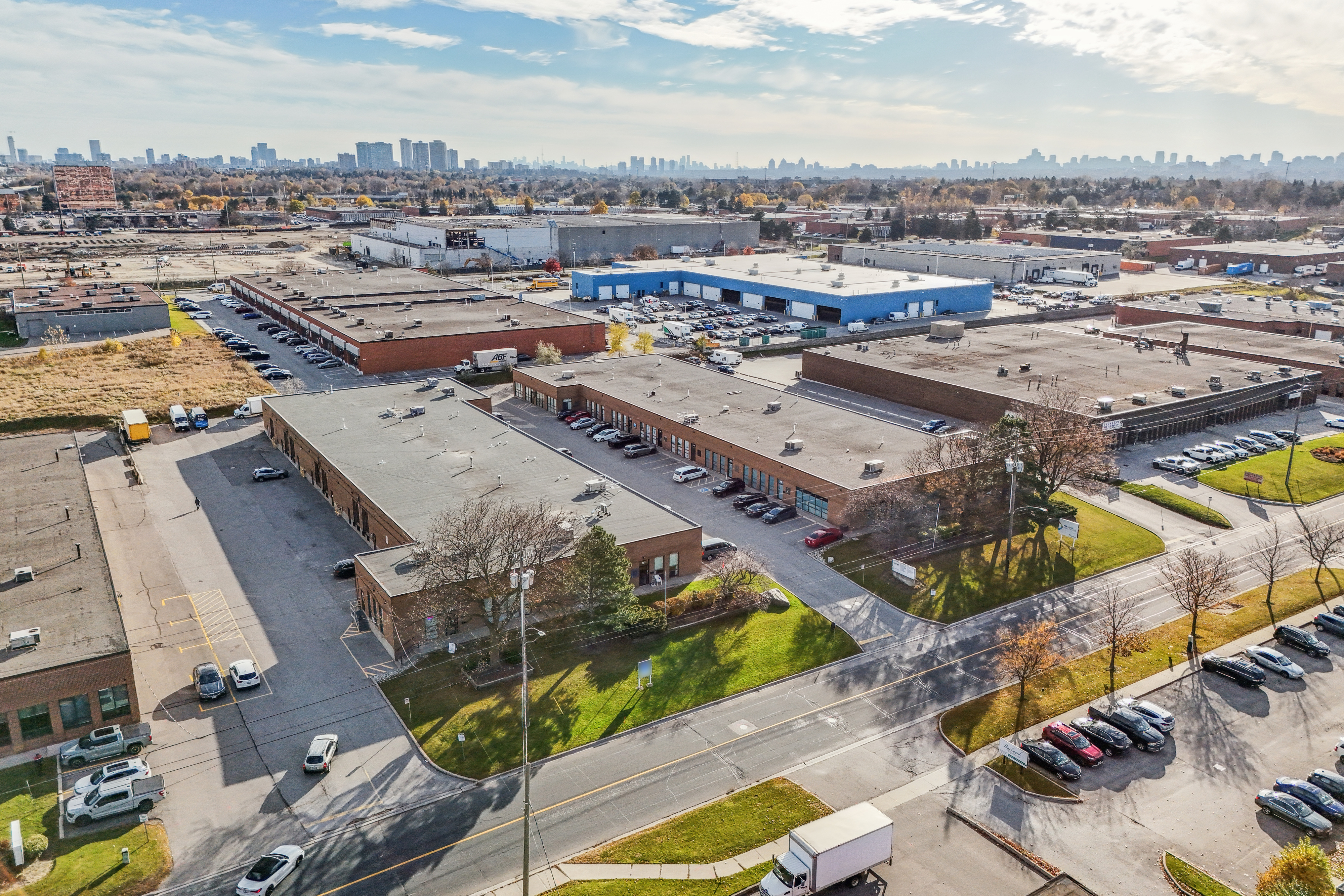 Aerial view of 147-193 Denison St